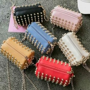 Girls Studded Mini Bag